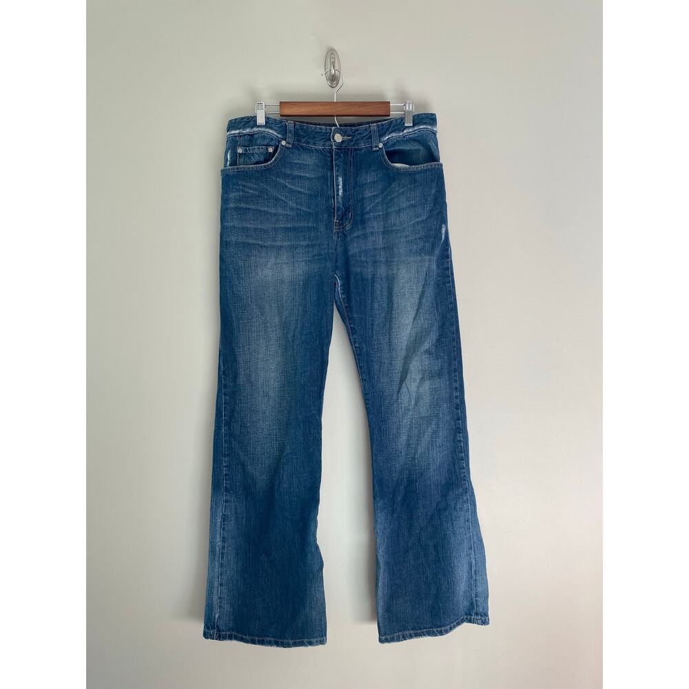 G BY GUESS VINTAGE Y2K Medium/Dark Wash Davids Bootcut Jeans Size Women's 32